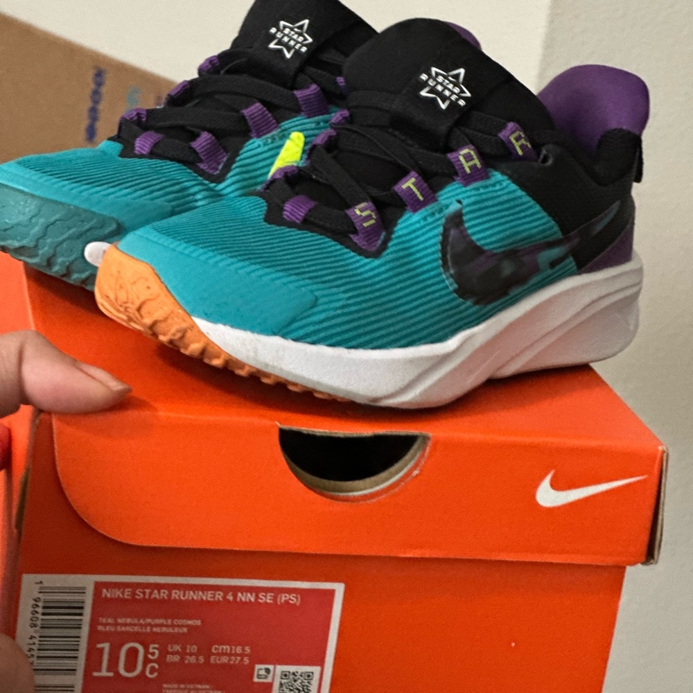 Toddler Nike Star Runner 4 SE Blue Running Shoes Size 10.5C